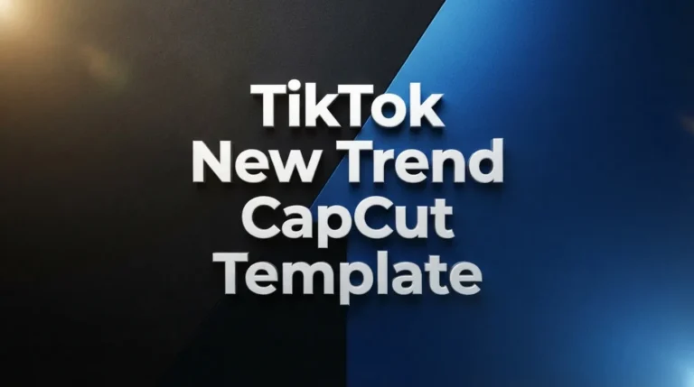 TikTok New Trend CapCut Template